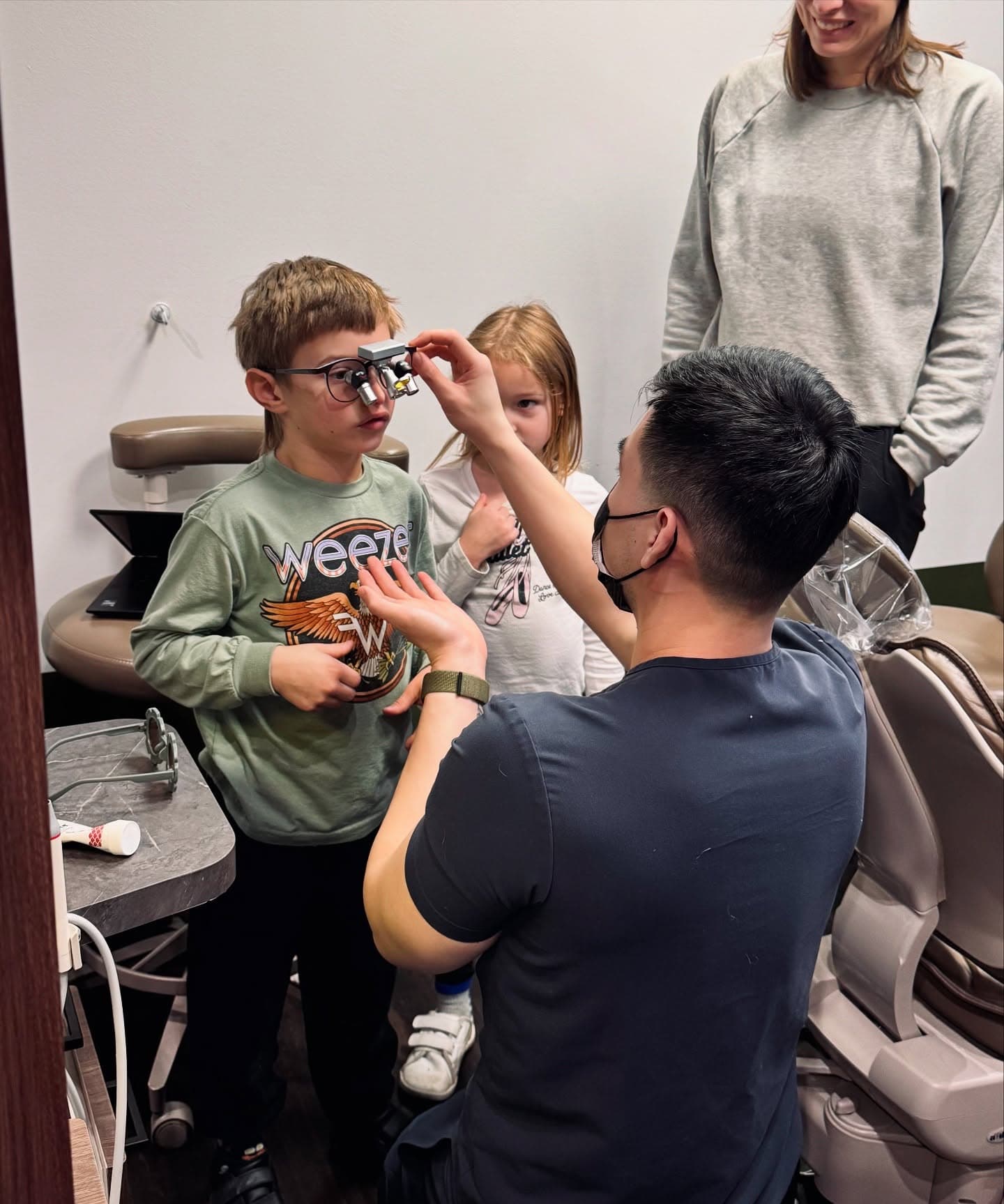 Dr. Anthony and child patient